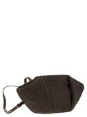 Brunello Cucinelli Marina Pouchbeutel in Techno Cotton Raffia