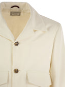 Brunello Cucinelli Silk bovenkleding met patchzakken