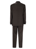 Brunello Cucinelli Set With Chest And Half Jacket And Leisure Fit Trousers With Pleats