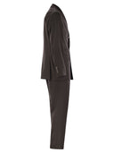 Brunello Cucinelli Set With Chest And Half Jacket And Leisure Fit Trousers With Pleats
