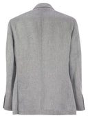 Brunello Cucinelli dekonstruerede jakke i Délavé linned