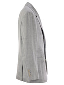 Brunello Cucinelli dekonstruerede jakke i Délavé linned