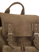 Brunello Cucinelli Suede City Backpack