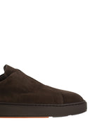 Santoni Suede Slip On Trainer