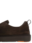 Santoni Suede Slip On Trainer
