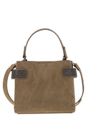 Brunello Cucinelli Suede Bag With Precious Bands