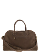 Brunello Cucinelli Borsa Weekender In Nabuk