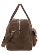 Brunello Cucinelli Borsa Weekender In Nabuk
