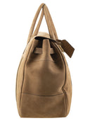 Brunello Cucinelli Country Bag In Inverted Calfskin