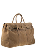 Brunello Cucinelli Country Bag In Inverted Calfskin