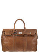 Brunello Cucinelli Country Bag In Calfskin With Grain