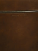 Brunello Cucinelli Calfskin Trolley With Grain
