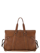 Brunello Cucinelli Country Weekender Bag In Calfskin With Grain