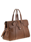 Brunello Cucinelli Country Weekender Bag In Calfskin With Grain