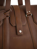 Brunello Cucinelli Country Weekender Bag In Calfskin With Grain
