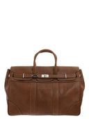 Brunello Cucinelli Grained Calfskin Country Weekender Bag