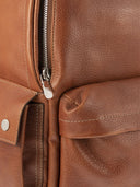 Brunello Cucinelli Calfskin Backpack With Grain