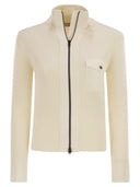 Herno Wool Ribbed Cardigan