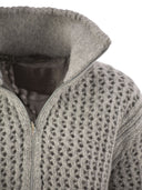 Herno Cardigan in alpaca e filo di lana