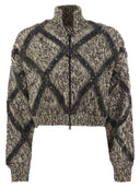 Brunello Cucinelli Knitted Wool Blend Cardigan