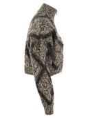 Brunello Cucinelli Knitted Wool Blend Cardigan