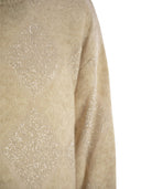 Brunello Cucinelli Dazzling Argyle Sweater In Wool And Mohair