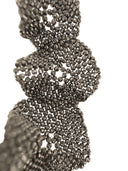 Brunello Cucinelli 925 Sterling Silver Sculpted Flower Necklace