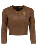 Elisabetta Franchi Top With Necklace And Charm