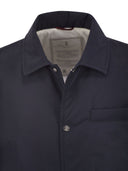 Brunello Cucinelli Water Repellent Microfibre Sleeveless Jacket