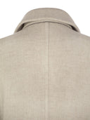 Brunello cucinelli 더블 니트 코트