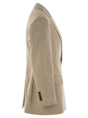 Brunello Cucinelli Alpaka und Wolljacke mit Halskette