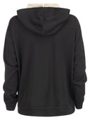 Brunello Cucinelli Cotton Silk Sweatshirt Topwear With Jewellery