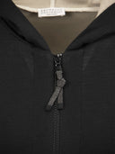 Brunello Cucinelli Cotton Silk Sweatshirt Topwear With Jewellery