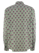 Mc2 Saint Barth Meredith Cotton Shirt With Pattern