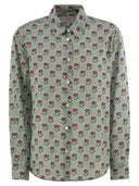 Mc2 Saint Barth Meredith Cotton Shirt With Pattern
