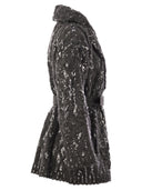 Brunello Cucinelli Wolle und Alpaka -Strickjacke mit Pailletten