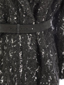 Brunello Cucinelli Wolle und Alpaka -Strickjacke mit Pailletten