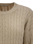 Brunello Cucinelli deslumbrantes cables de algodón