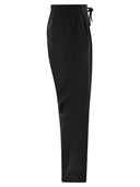 Brunello Cucinelli Leisure Fit Trousers In Virgin Wool Flannel With Drawstring And Double Darts