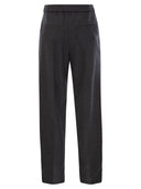 Brunello Cucinelli Baggy Sartorial Wool Trousers