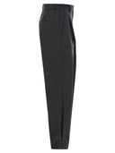 Brunello Cucinelli Baggy Sartorial Wool Trousers