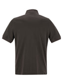 Polo de algodón Brunello Cucinelli con logotipo impreso