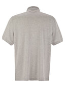 Brunello Cucinelli Cotton Polo Shirt With Printed Logo