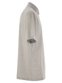 Brunello Cucinelli Cotton Polo Shirt With Printed Logo