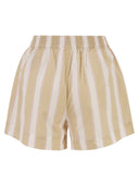 Mc2 Saint Barth Meave Striped Cotton Shorts