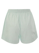 Mc2 Saint Barth Meave Striped Cotton Shorts