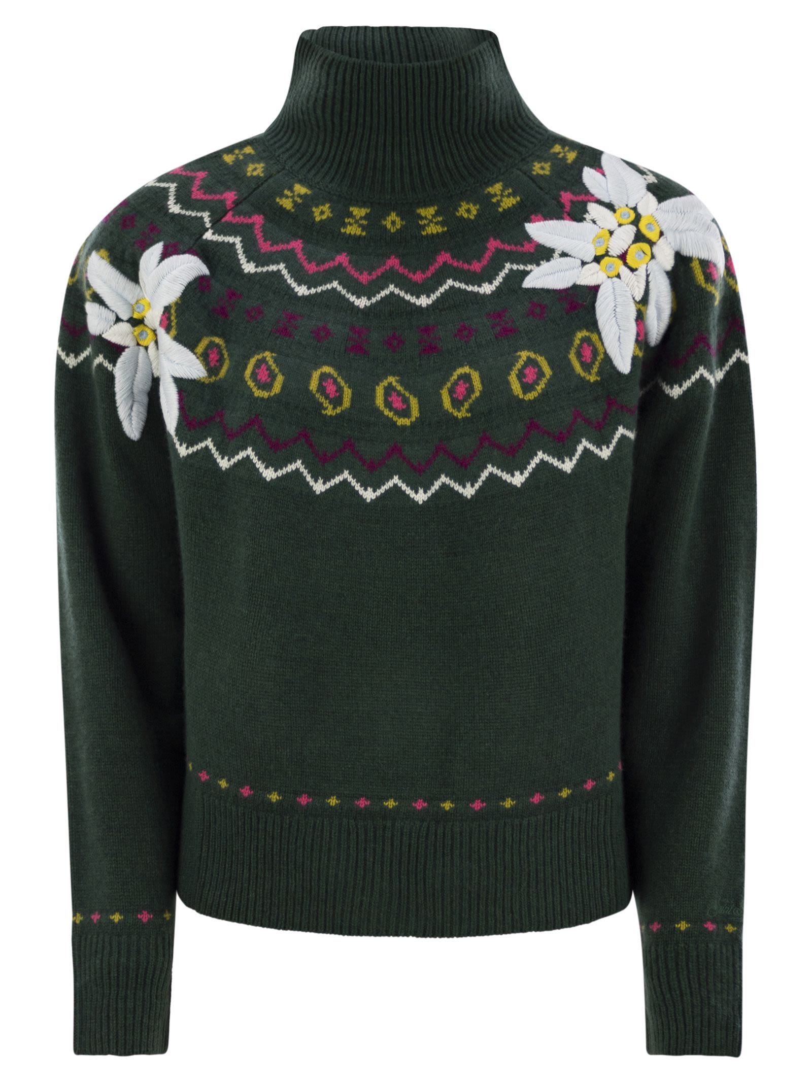 MC2 Saint Barth Wool Blend Jumper与绣花