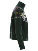 Mc2 Saint Barth Wool Blend Jumper With Embroidery