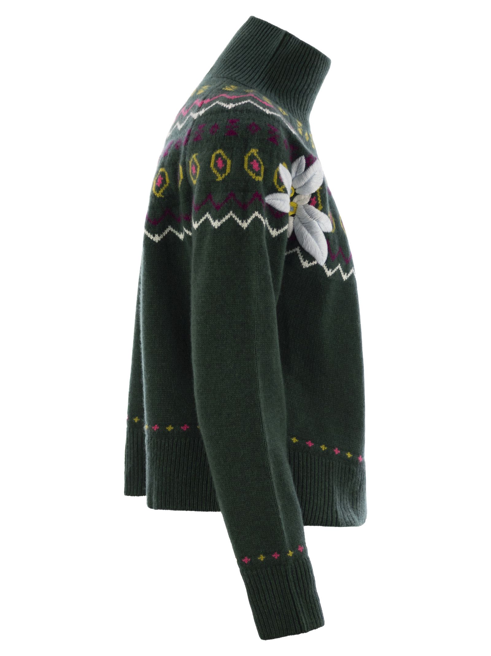 MC2 Saint Barth Wool Blend Jumper与绣花