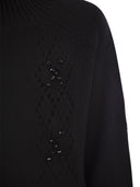 MC2 Saint Barth Meghan Turtleneck Jumper con accesorios
